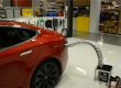 tesla charging robot