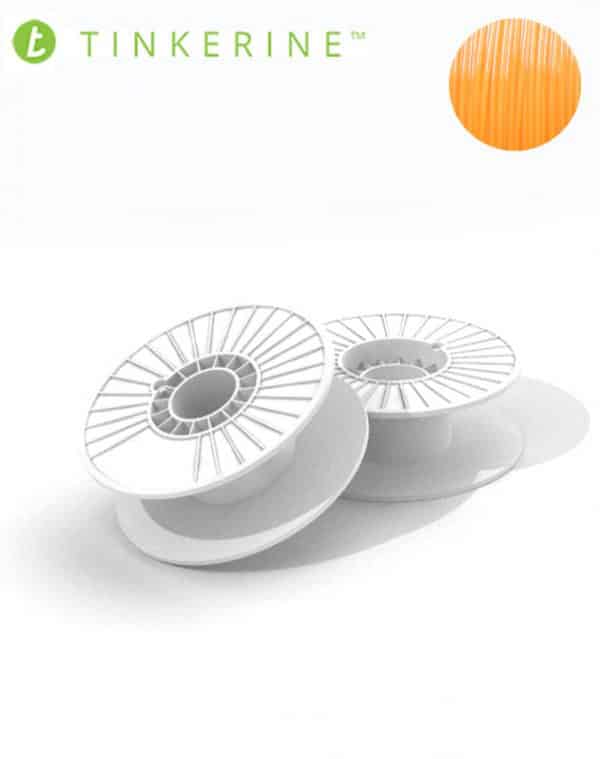 Tinkerine 750g Spool 1.75mm Tangerine PLA Filament (4 Pieces)